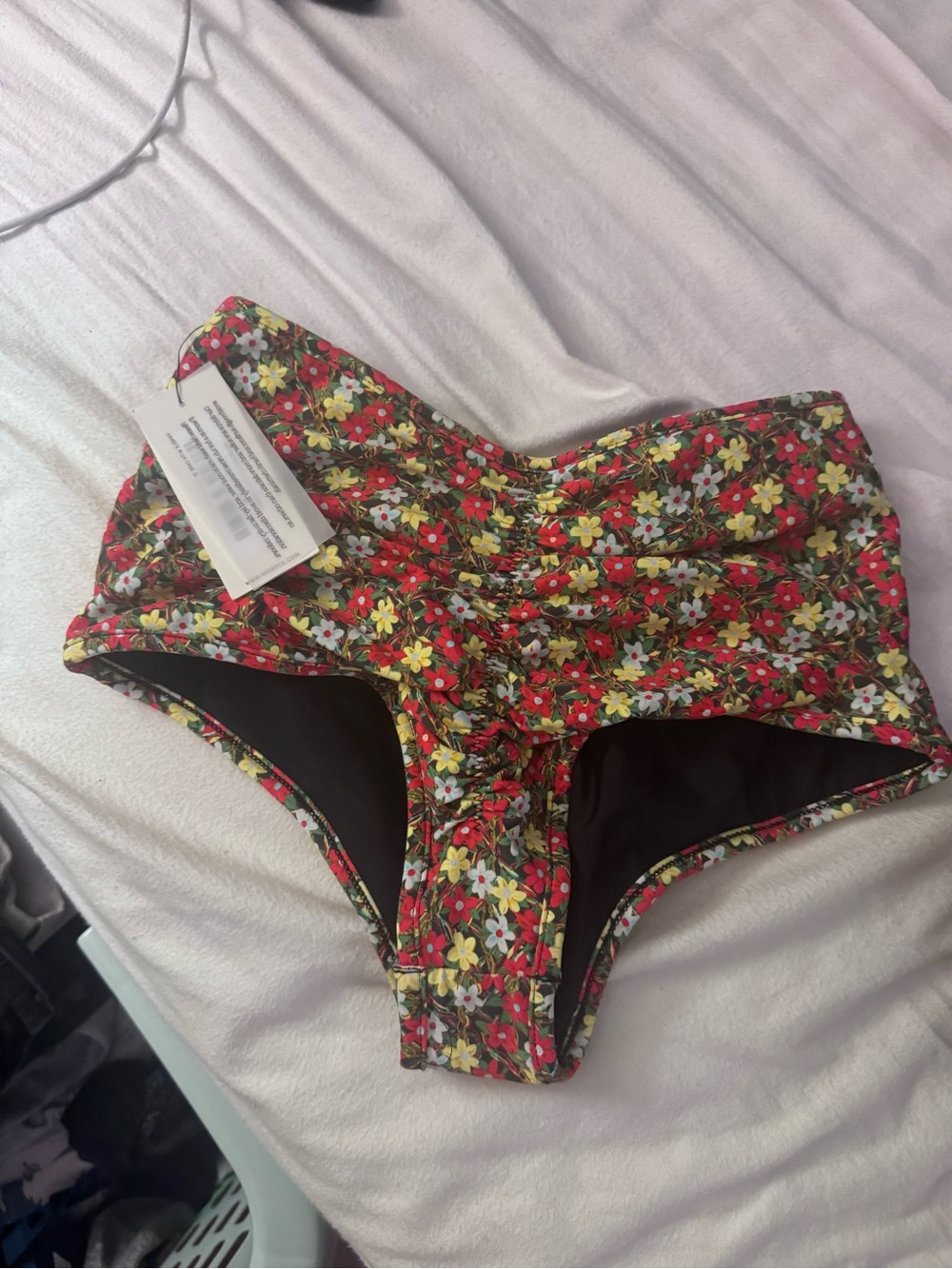 Sienna Floral Polly Bikini Bottom small NWT - Picture 4 of 4